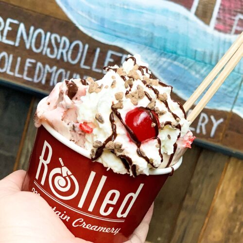 Rolled Mountain Creamery - Signature Cherry Ice Cream