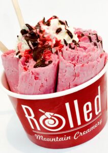 Rolled Mountain Creamery - Lemon Raspberry Ice Cream