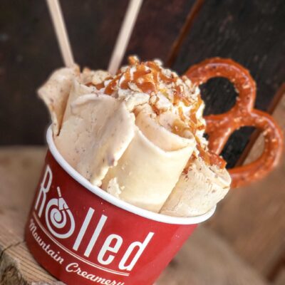 Rolled Mountain Creamery - Sea Salt Caramel Ice Cream